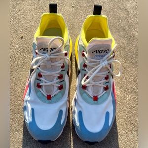 Colorful Nike Air Max 270 React Bauhaus 2019 Athletic Shoes Women’s Size 8.5